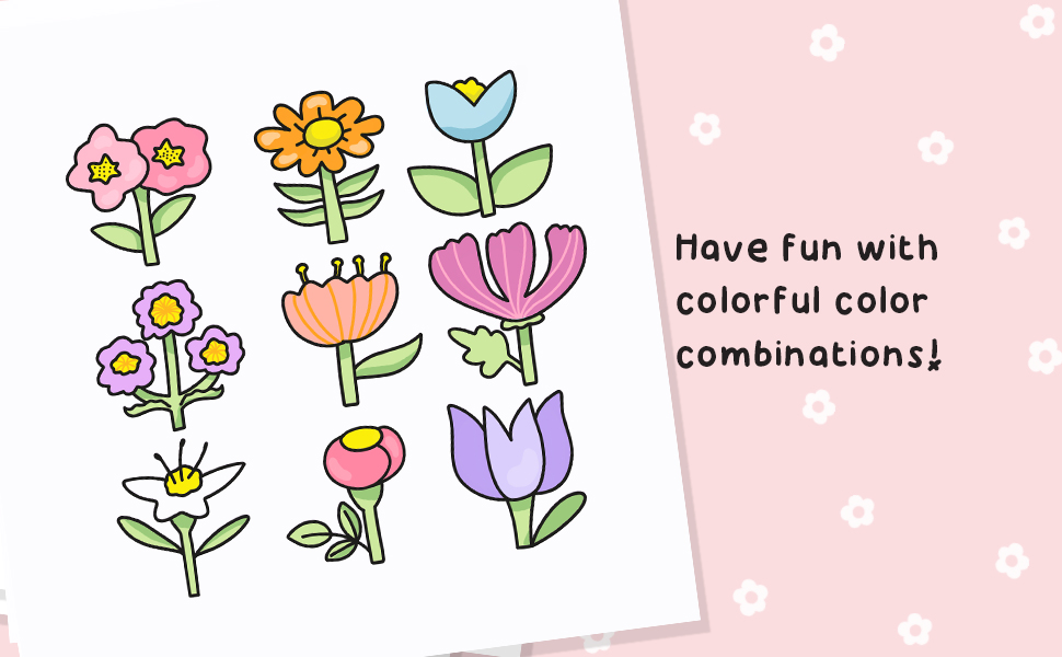 coloring book flowers for mom